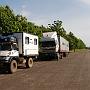 Stellplatz für die erste Nacht in Ghana